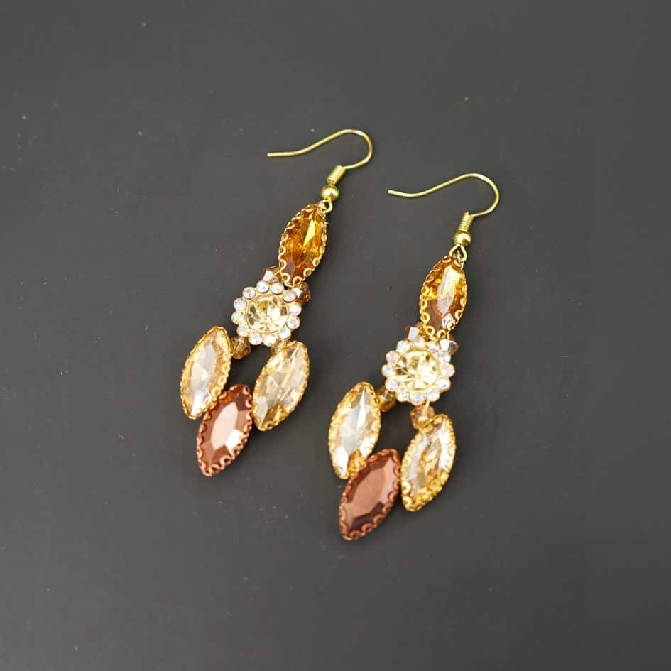 Boucles d'oreilles dorée