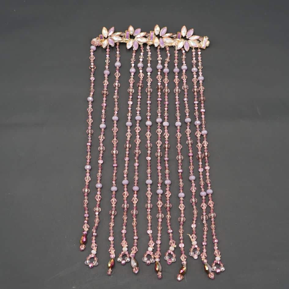 Broche de mariage violet