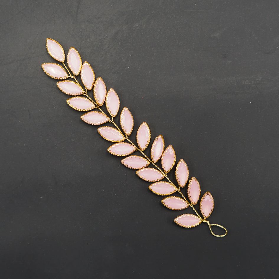 Broche de mariage rose