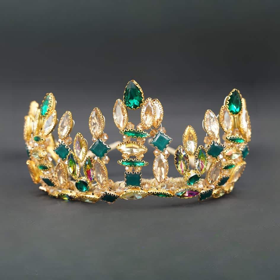 Couronne de mariage vert