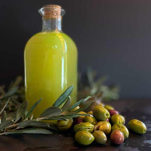 Huile d'olives pressée à froid