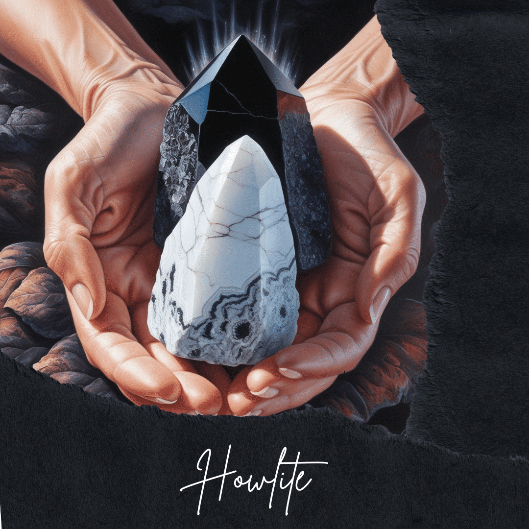 Bracelet élastique en Howlite – Boules de 6 mm – Ajustable (17 à 19 cm)