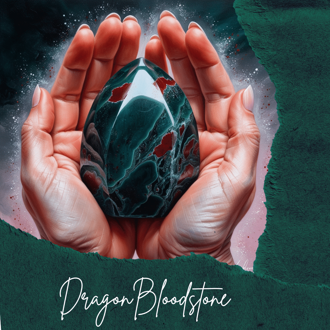 Bracelet ajustable en fil marron avec 3 boules en Dragon Bloodstone