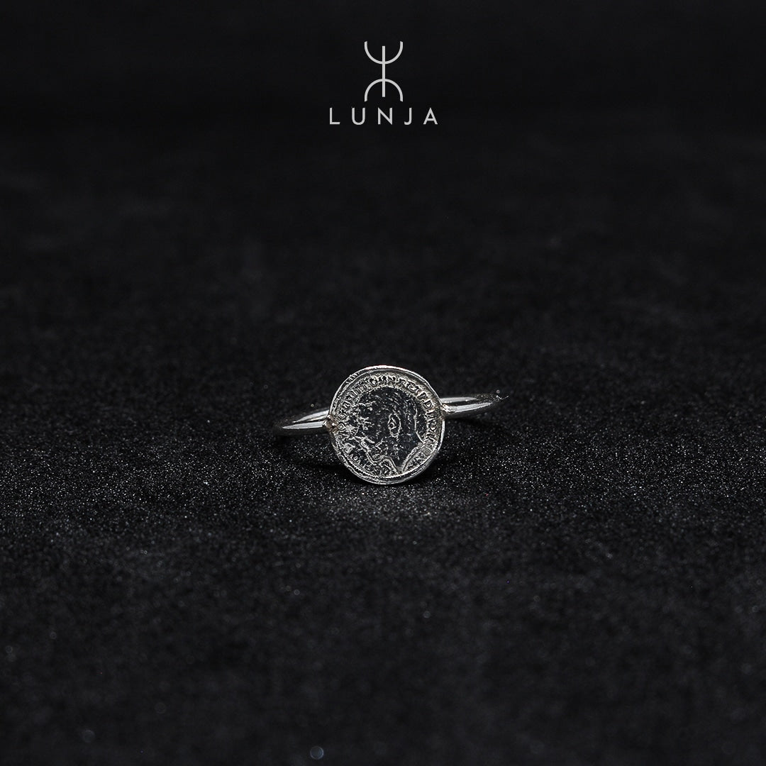 Bague Lira Ajustable En Argent