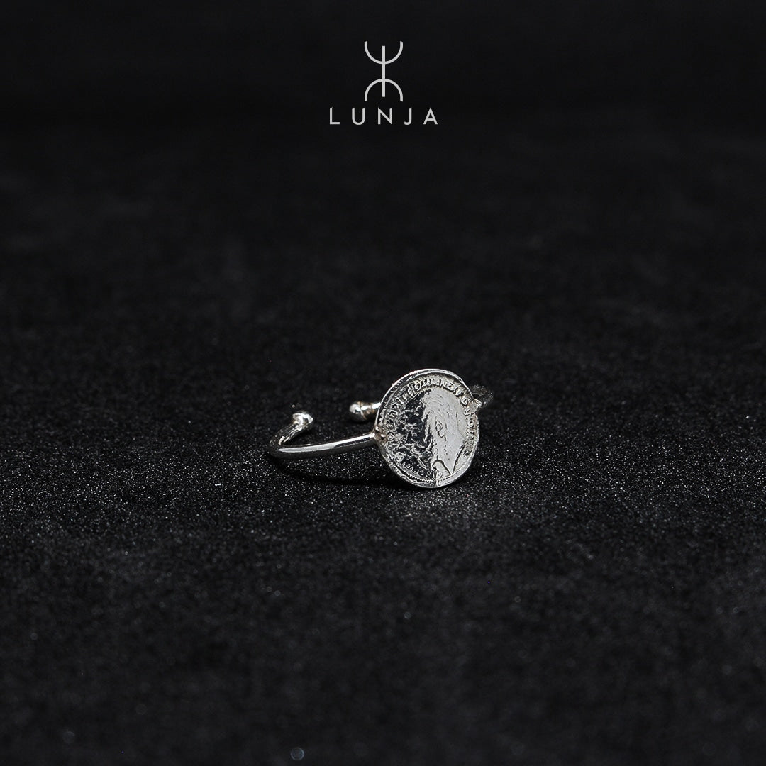 Bague Lira Ajustable En Argent