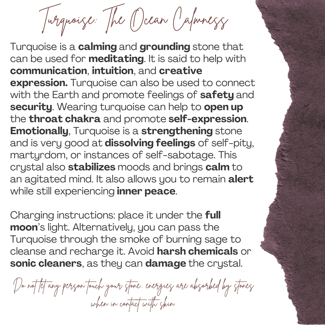 Bracelet en fil bleu ciel et vraie Turquoise – Ajustable (jusqu'à 19 cm)