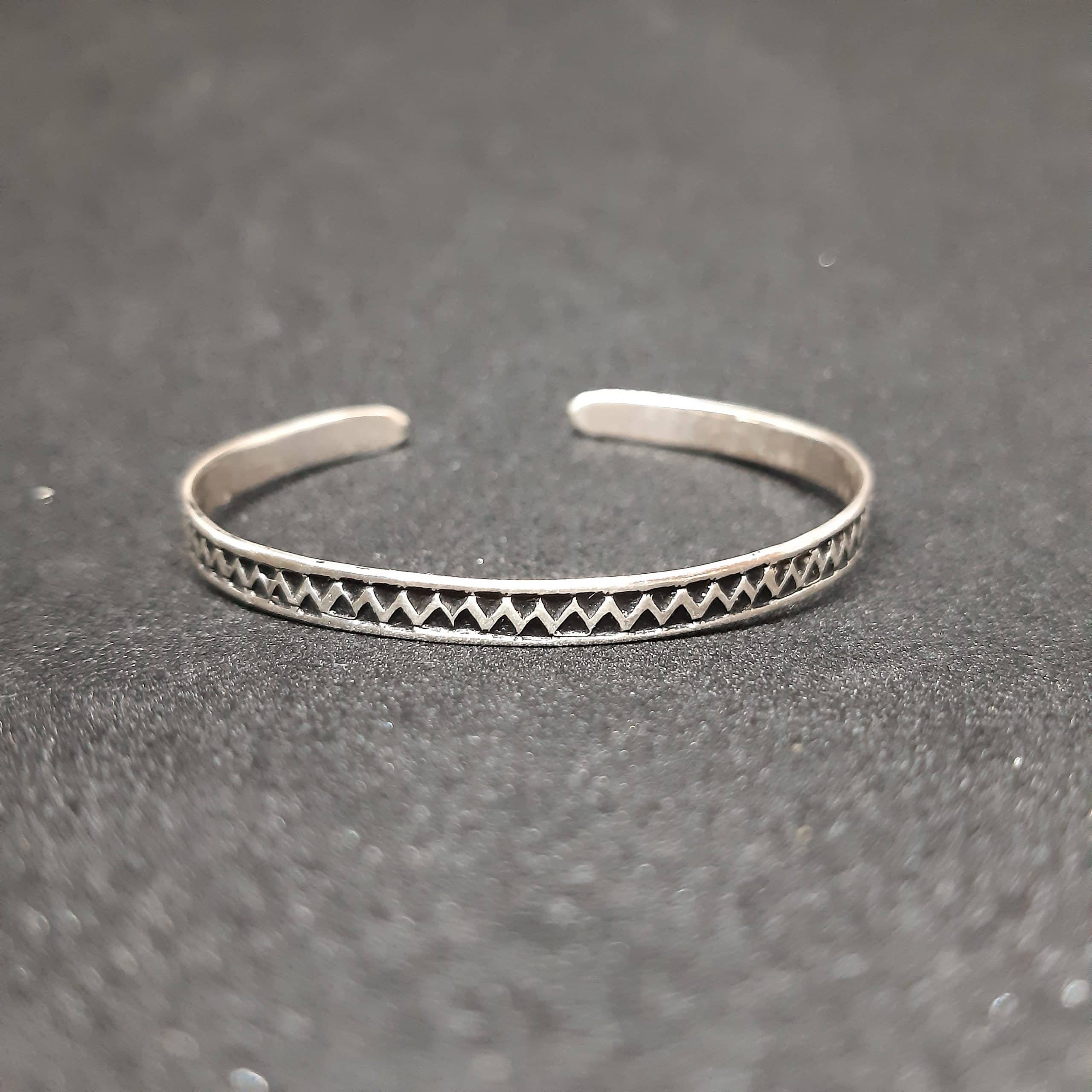 Bracelet Touareg en argent pour femme ajustable