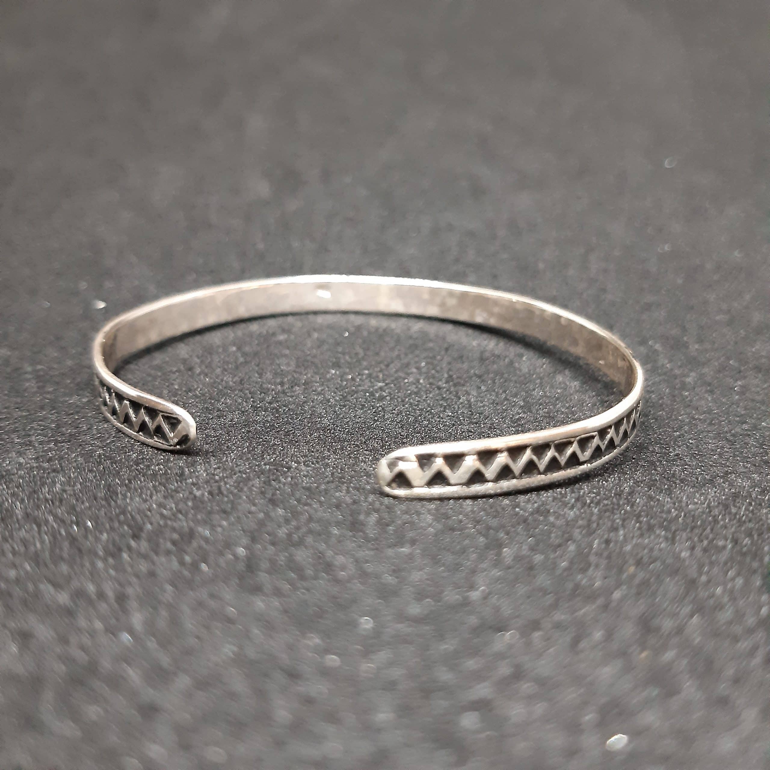 Bracelet Touareg en argent pour femme ajustable