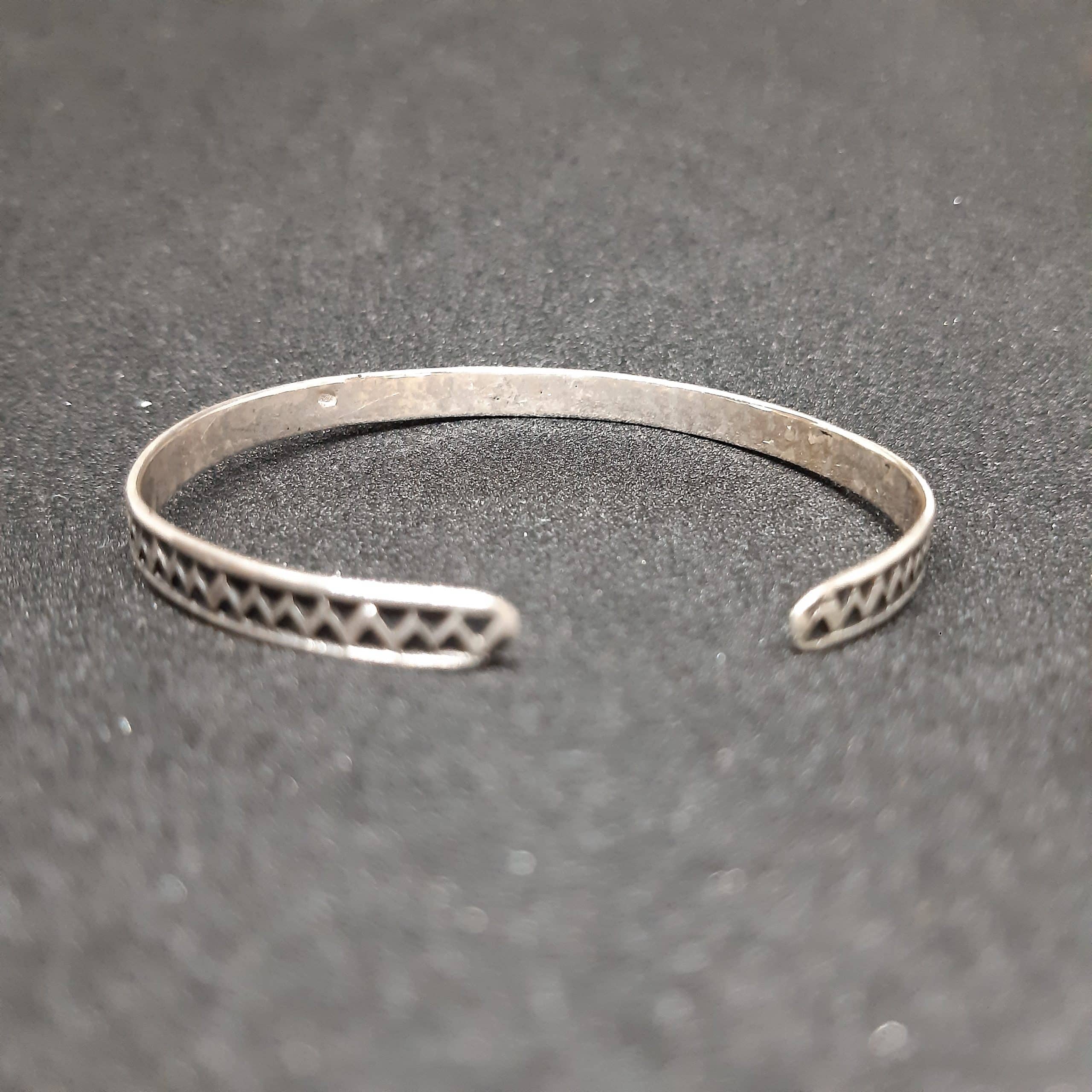 Bracelet Touareg en argent pour femme ajustable