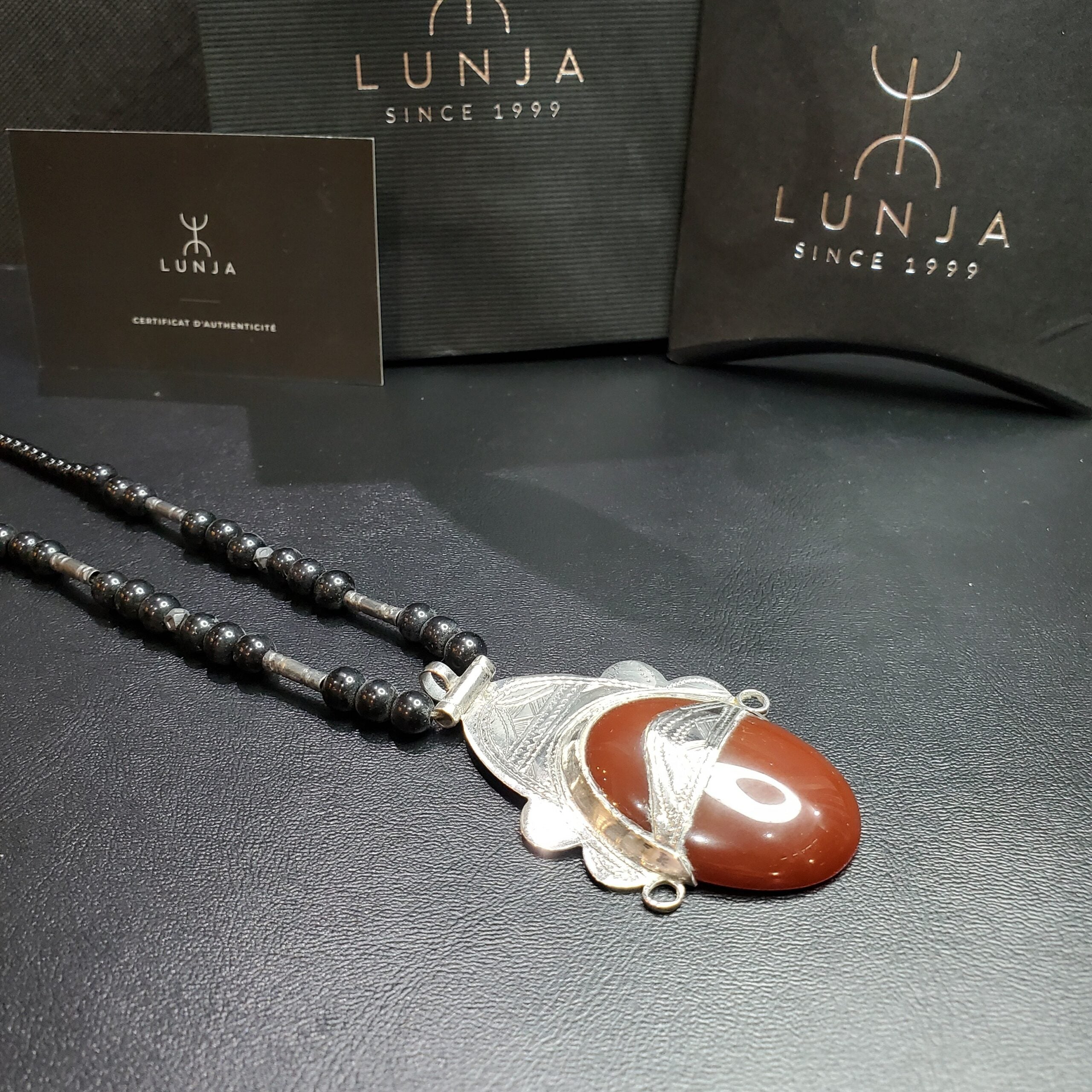 Collier Agadez Cornaline