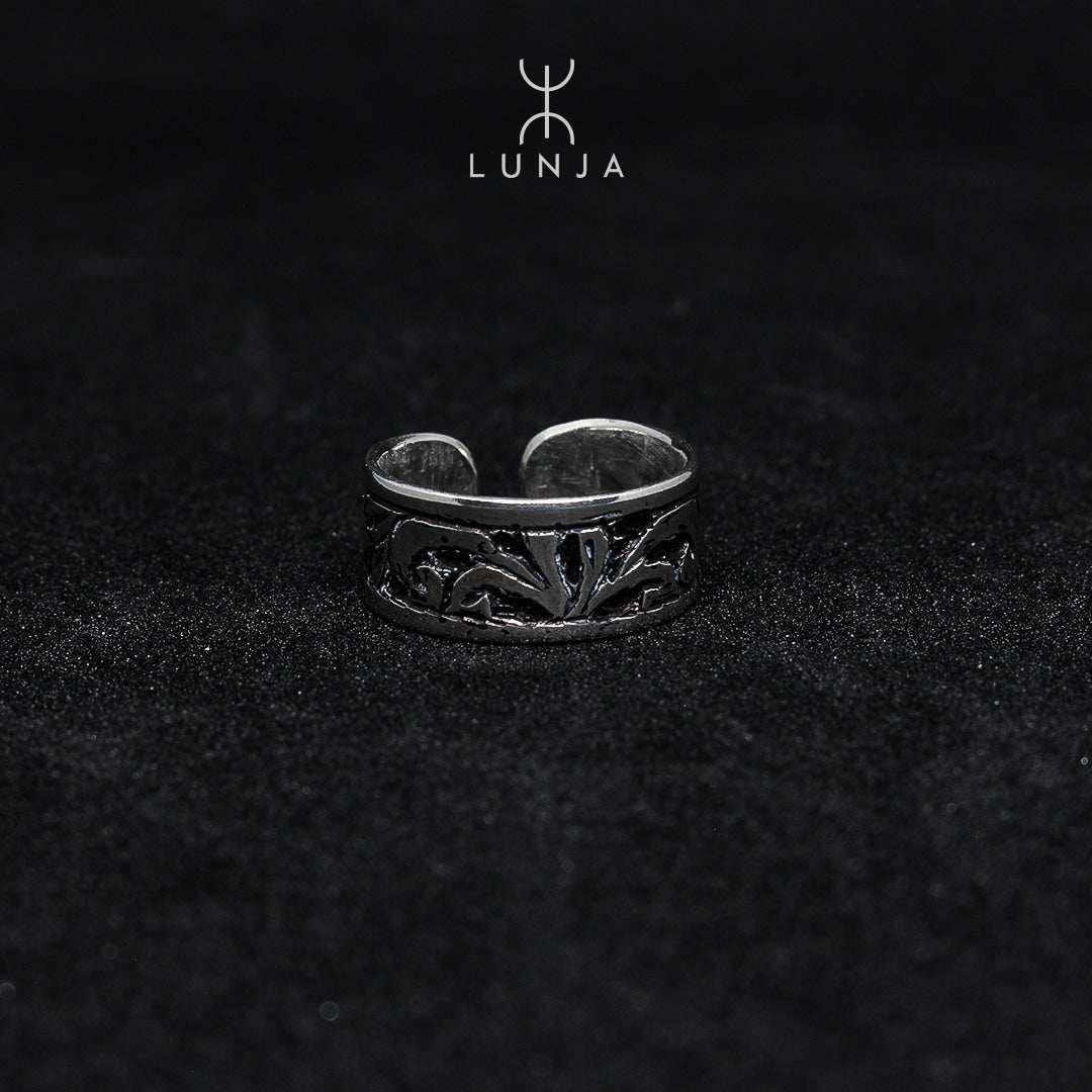 Bague En Argent Berbère Pour Femme, bague ajustable en argent