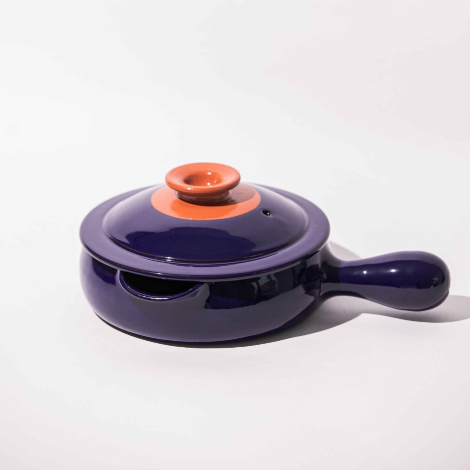 Poêle en céramique 3 couleurs - Art de la table fait main