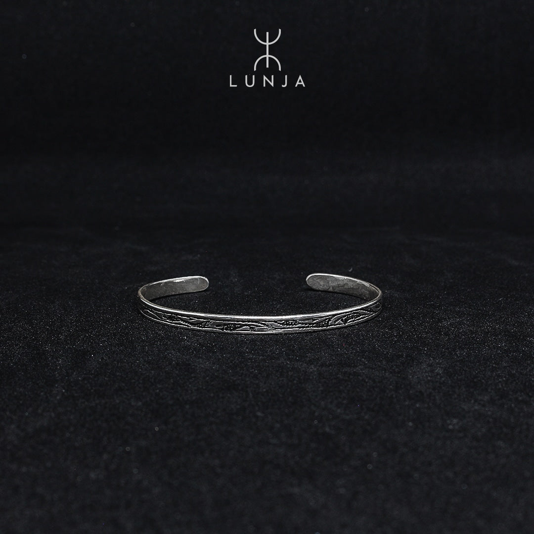 Bracelet Touareg En Argent Fin