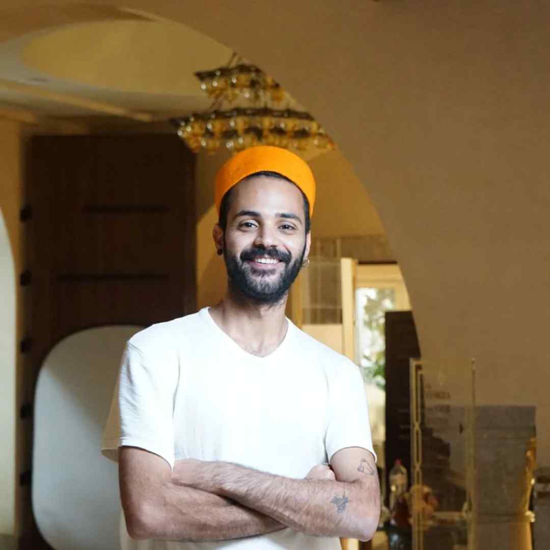 Chéchia Tunisienne Orange En Laine
