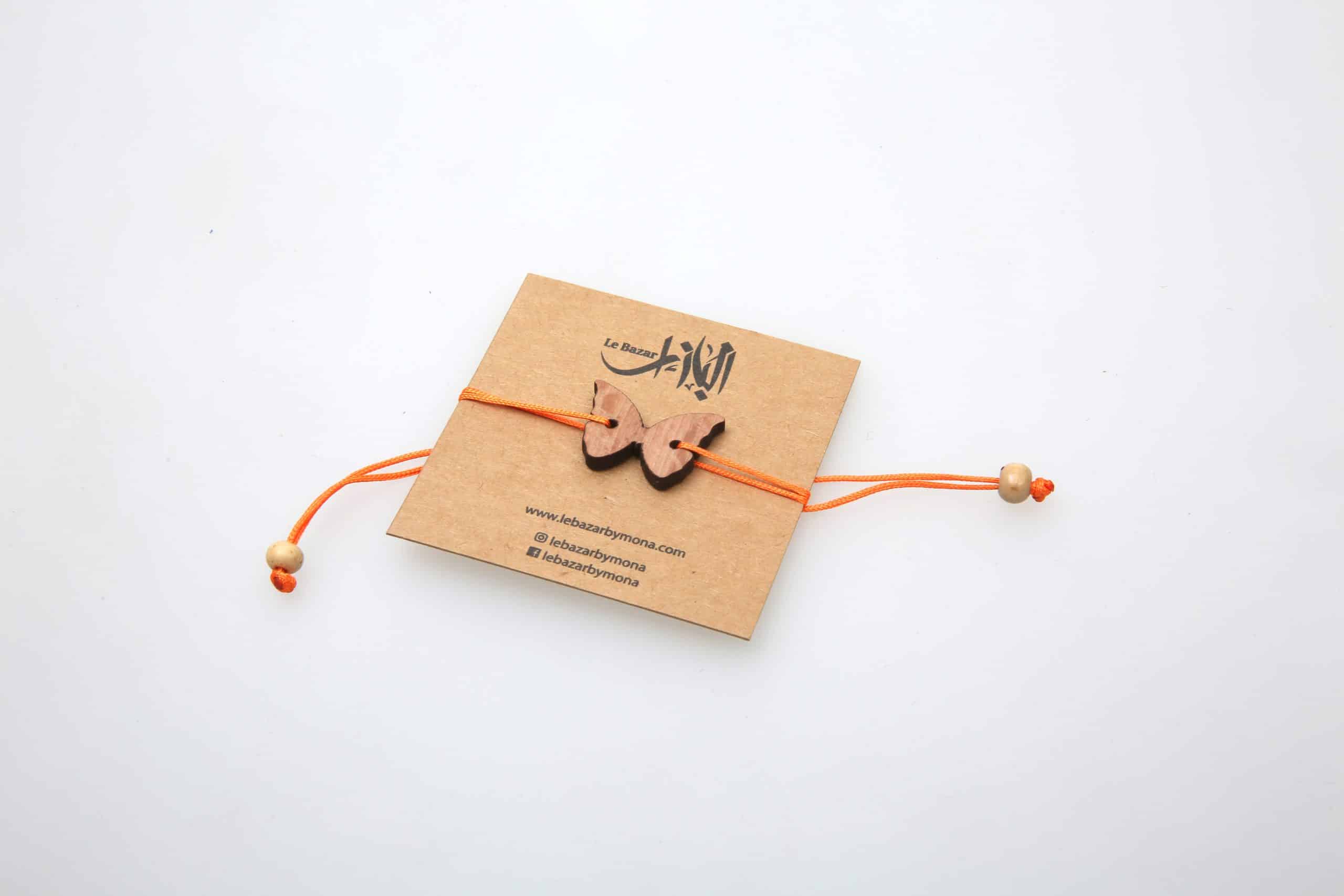 Bracelets en Bois Gravé avec Symbole Iconique de la Tunisie