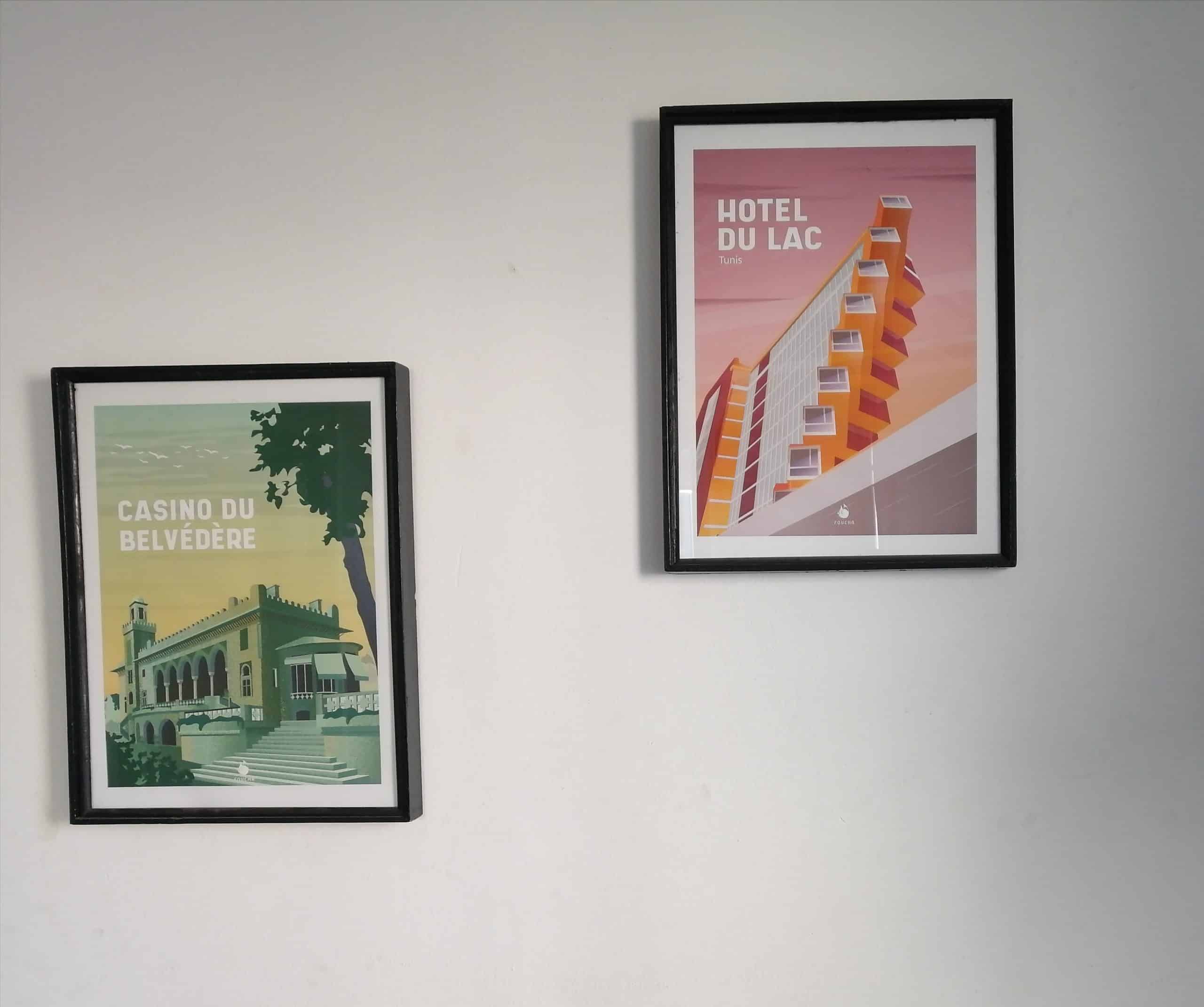 Poster Lieux Célèbres En Tunisie "Casino du Belvédère"