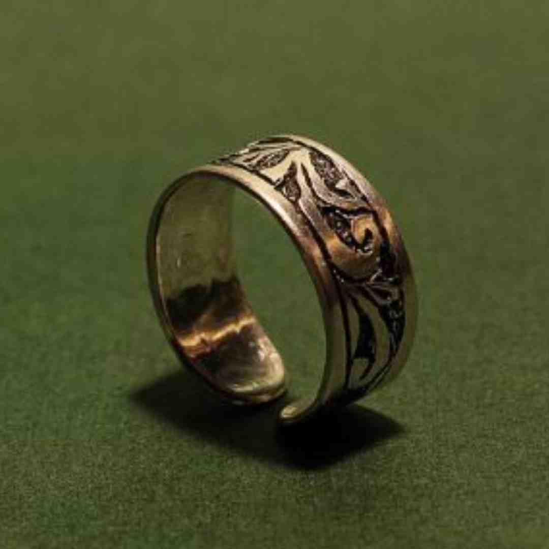 Bague En Argent Berbère Pour Femme, bague ajustable en argent