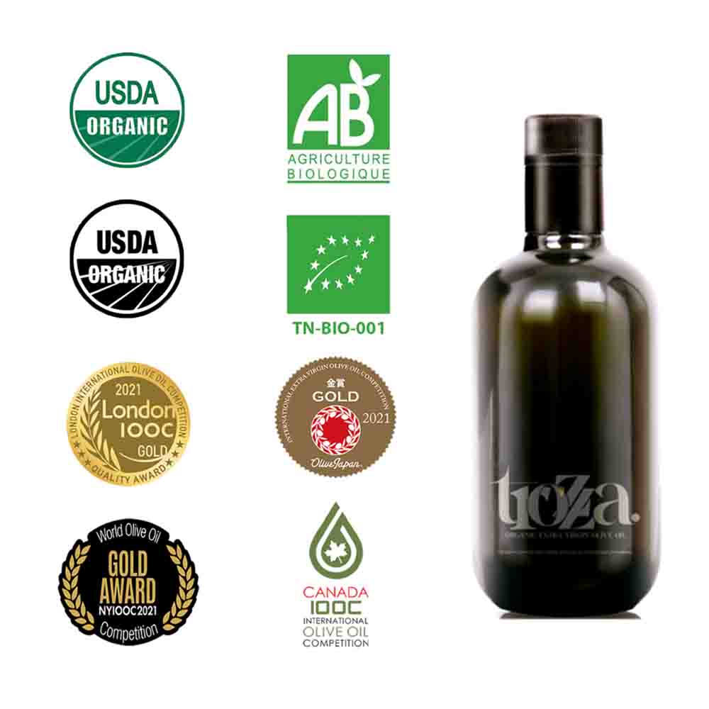 Huile d'olive extra vierge coffret biologique flavour - certifiée écologique 250 ml