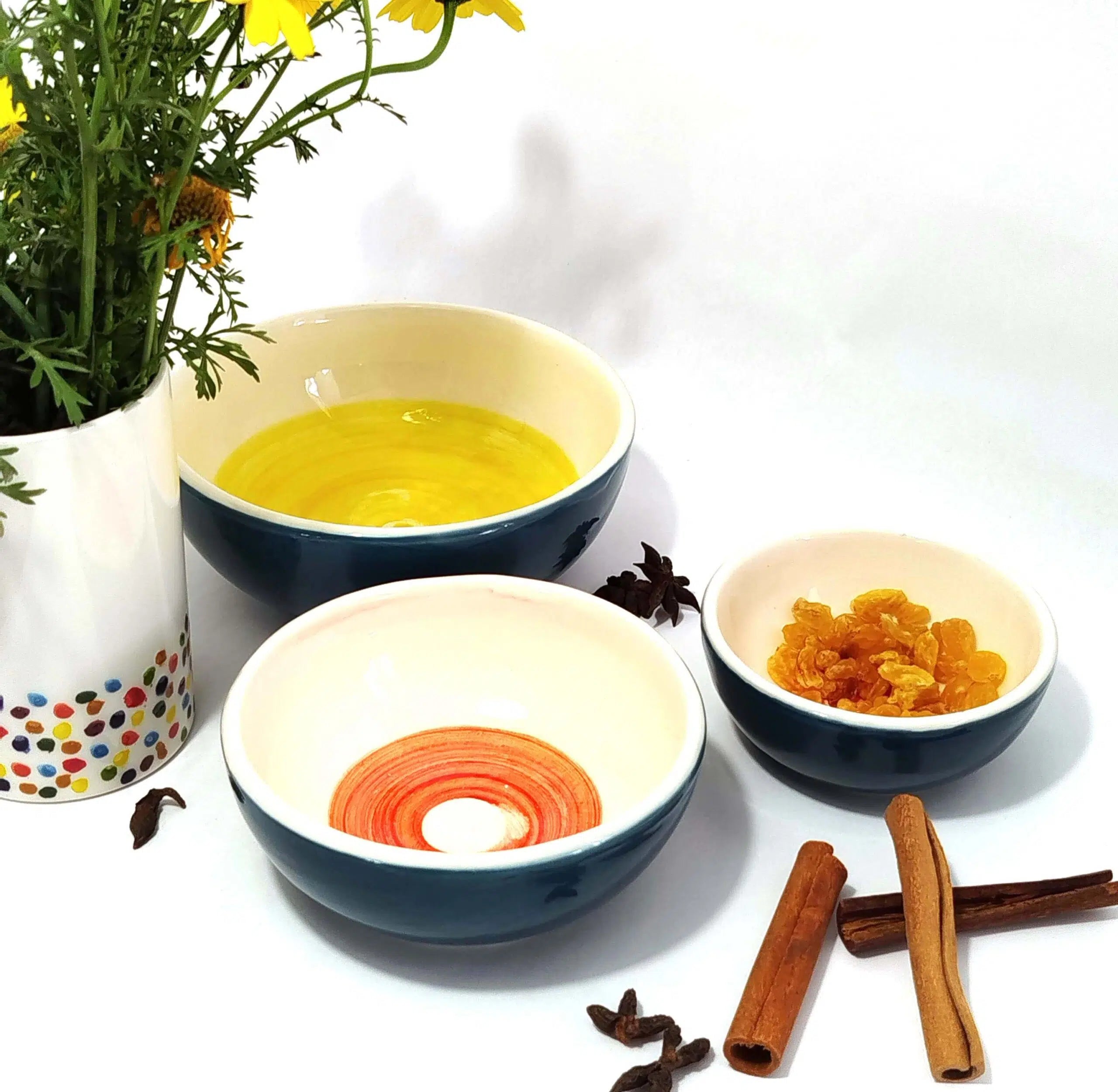 Ensemble de 3 bols en céramique