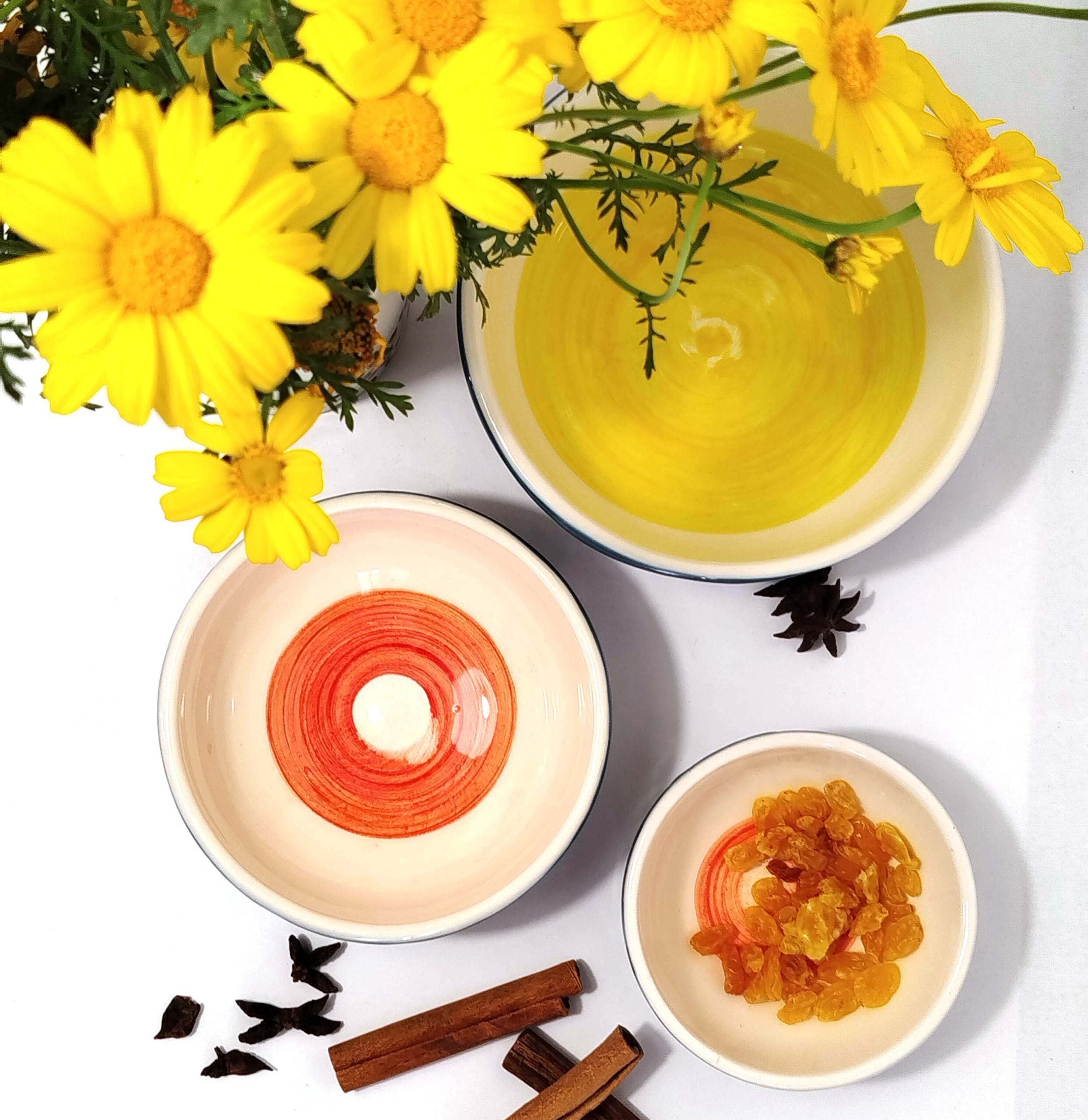 Ensemble de 3 bols en céramique