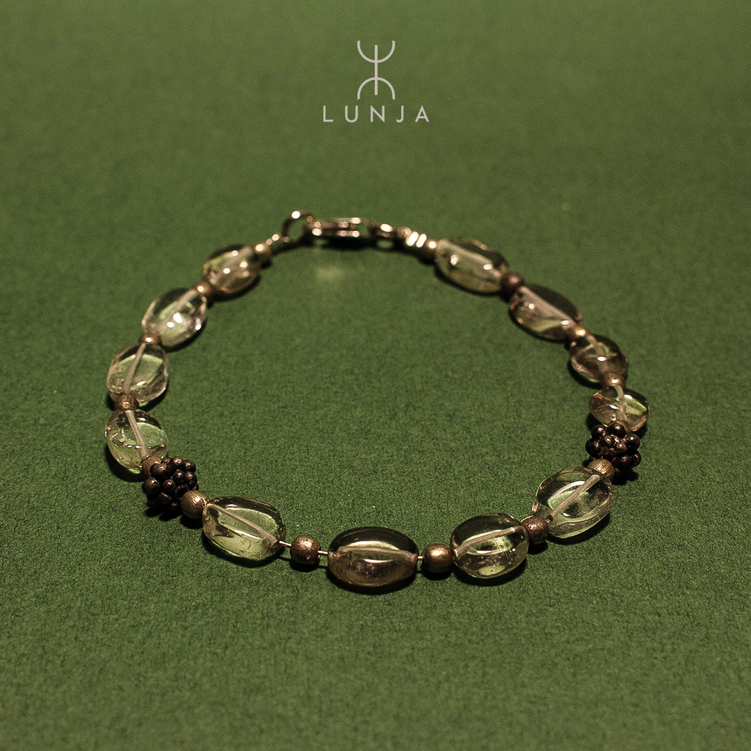 Bracelet Quartz en Pierre Fumé