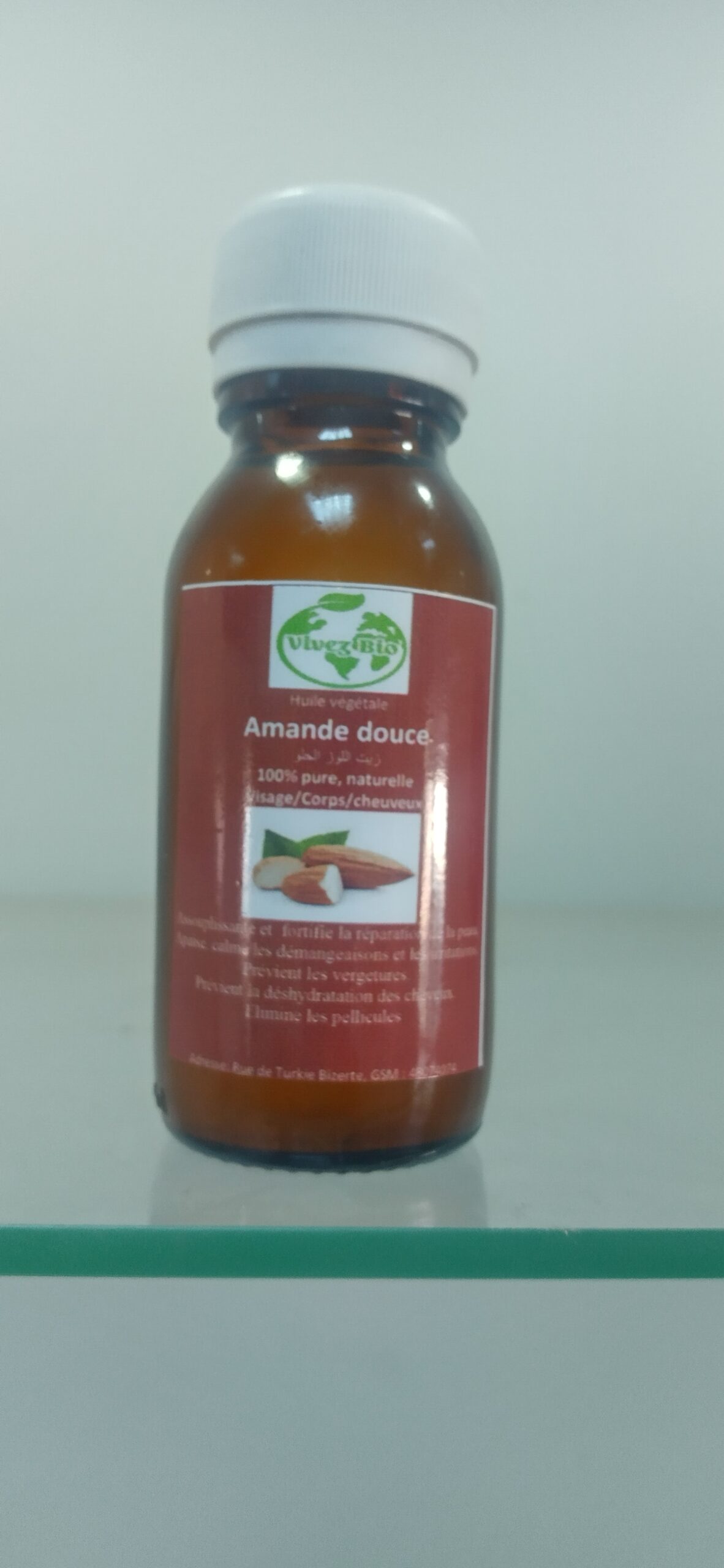 Huile d'amande douce pour une peau douce et des cheveux sains