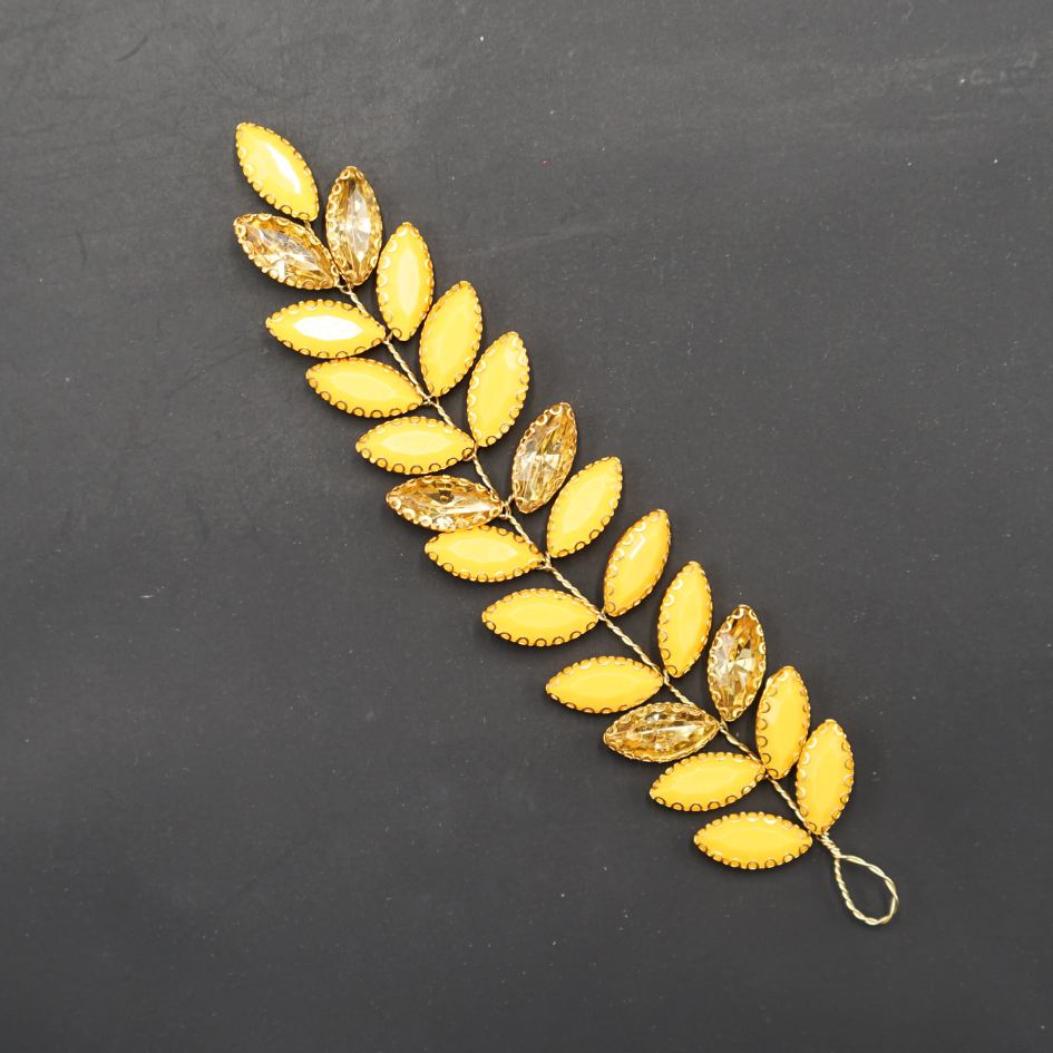 Broche De Mariage Jaune