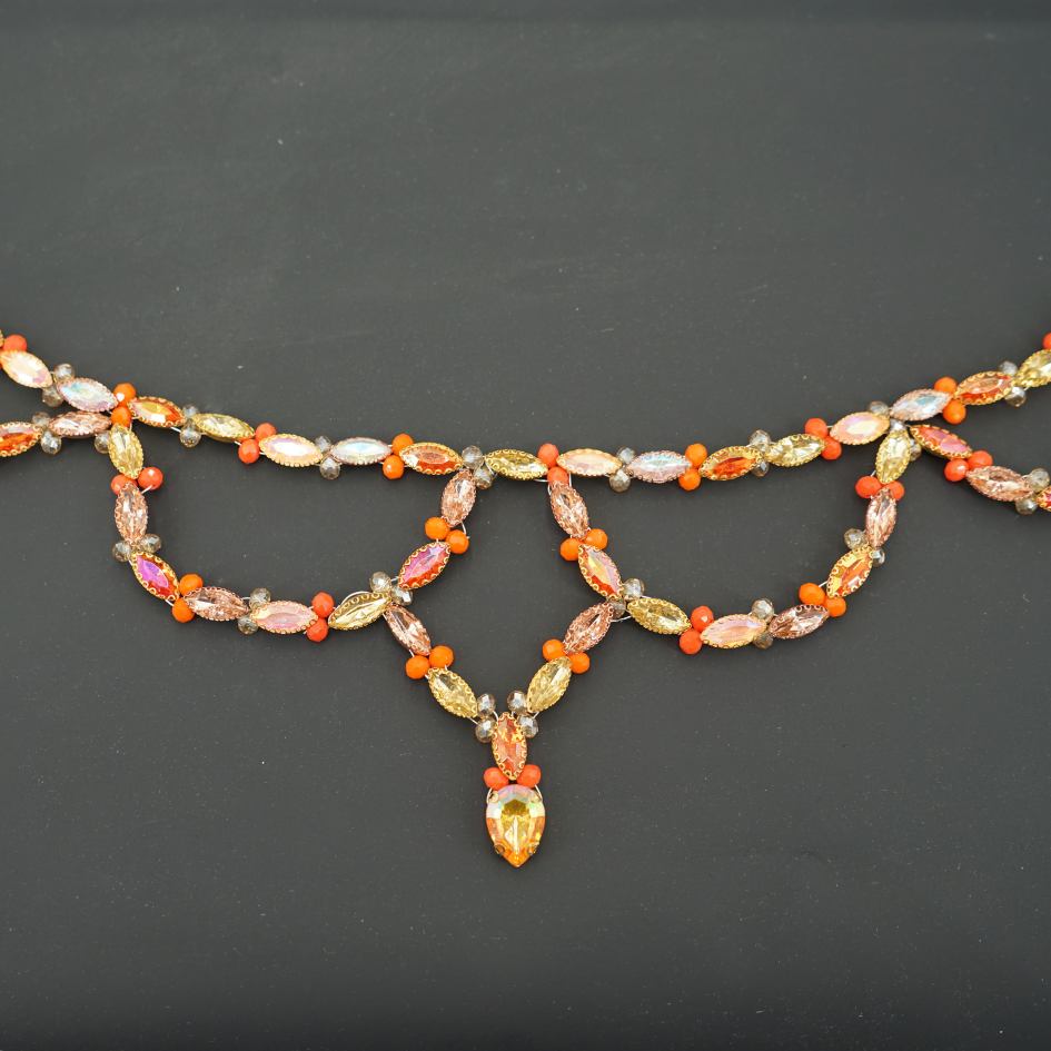 Broche De Mariage Orange