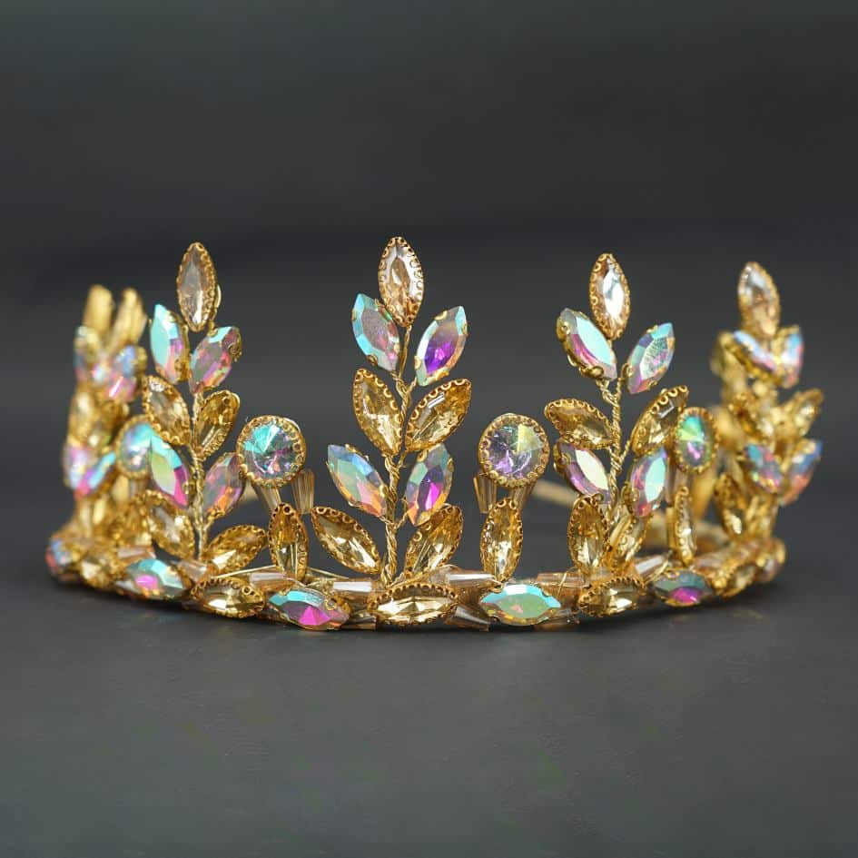 Couronne de mariage dorée