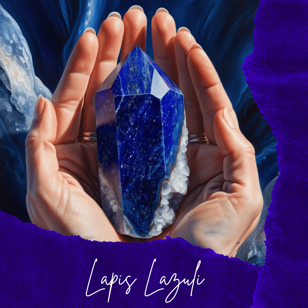 Bracelet en acier inoxydable ajustable avec des lapis lazuli brutes au milieu