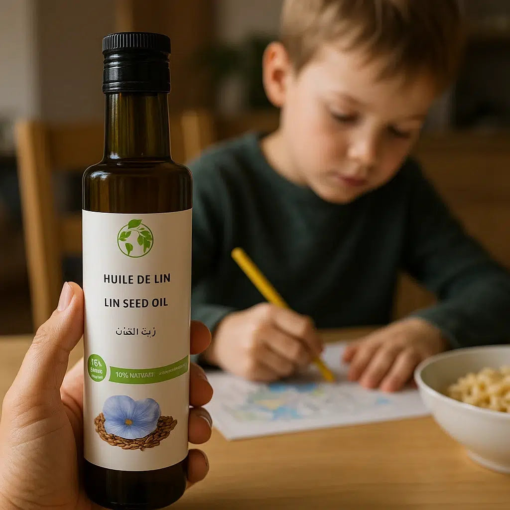 Huile de lin pour un développement cognitif exceptionnel