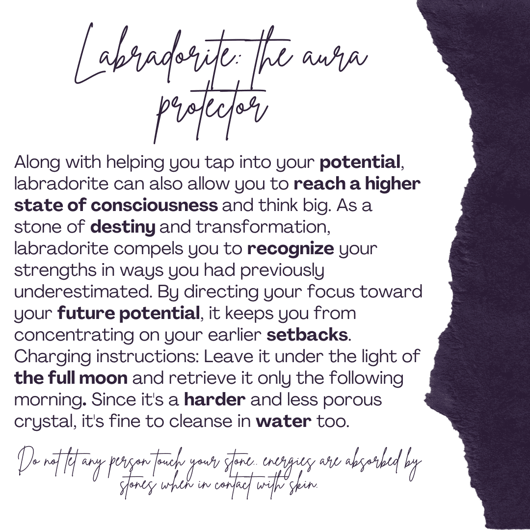 Bracelet en argent 925 plaqué en or 18 karats avec cœur Labradorite (18-23cm)