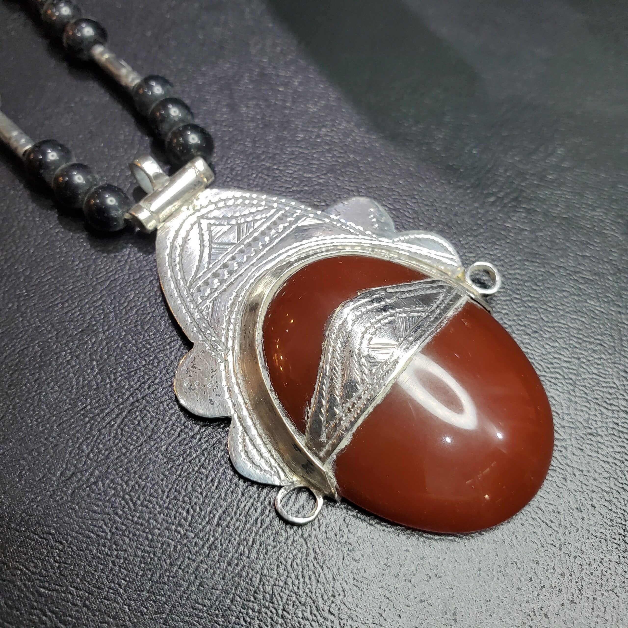 Collier Agadez Cornaline