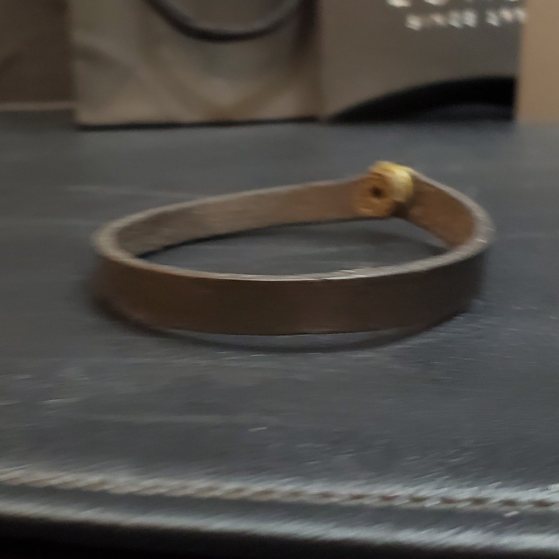 Bracelet Homme en cuir marron