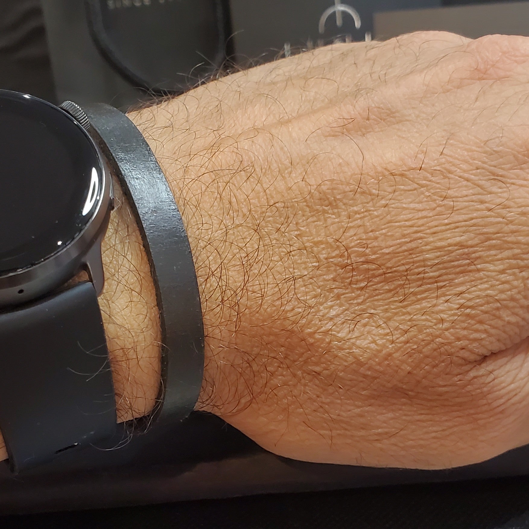 Bracelet Homme en cuir marron