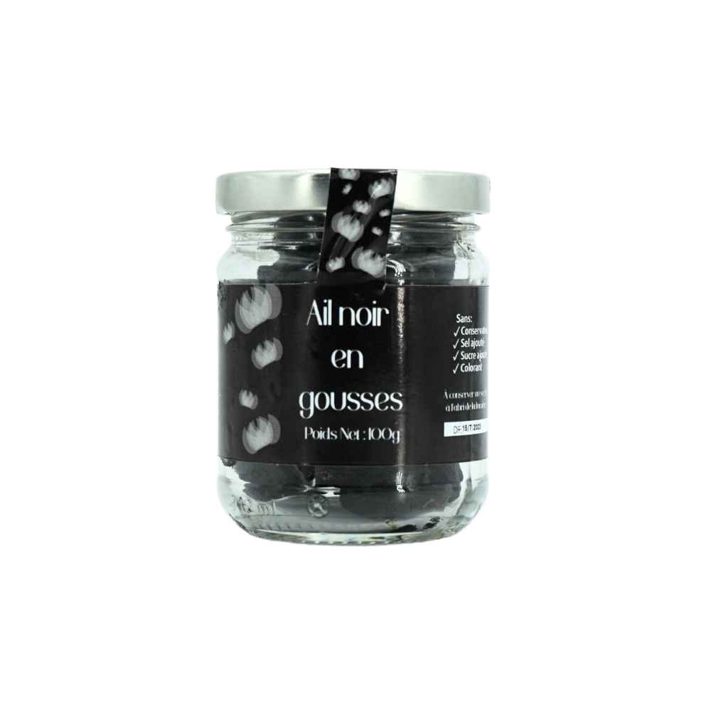 Ail noir en gousse