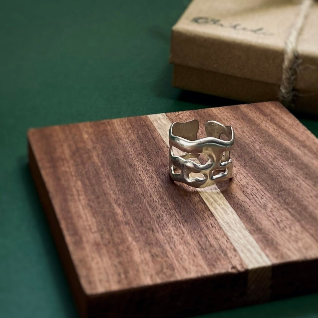 Bague fait-main en argent 925 RHEA