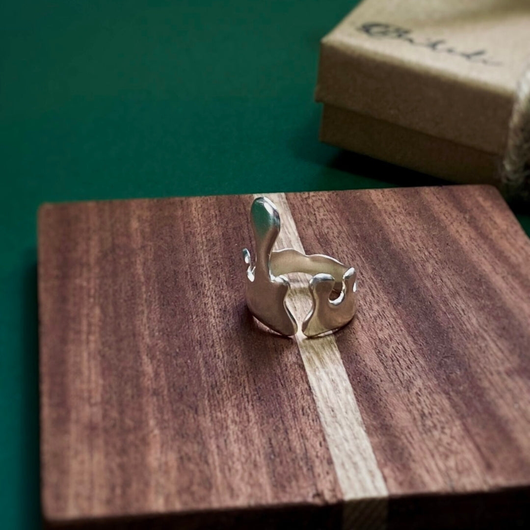 Bague fait-main en argent 925 RHEA