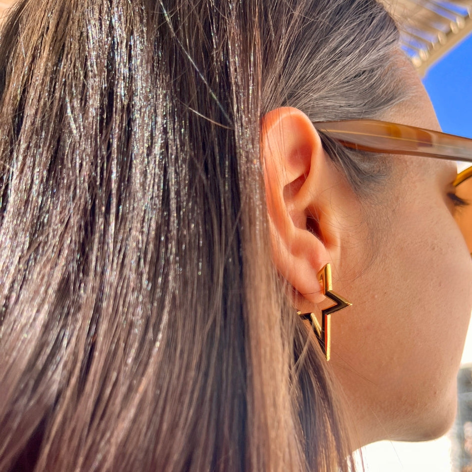 Boucles d’oreilles étoiles dorées – Bijou tendance et audacieux
