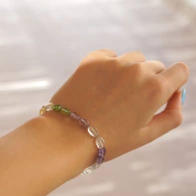 Bracelet En Pierres Naturelles De Guérison, bracelet pour femmes en pierres fait main