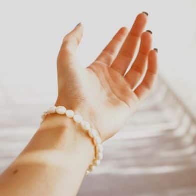 Bracelet Perle De Culture Goutte, bracelet en perles authentiques