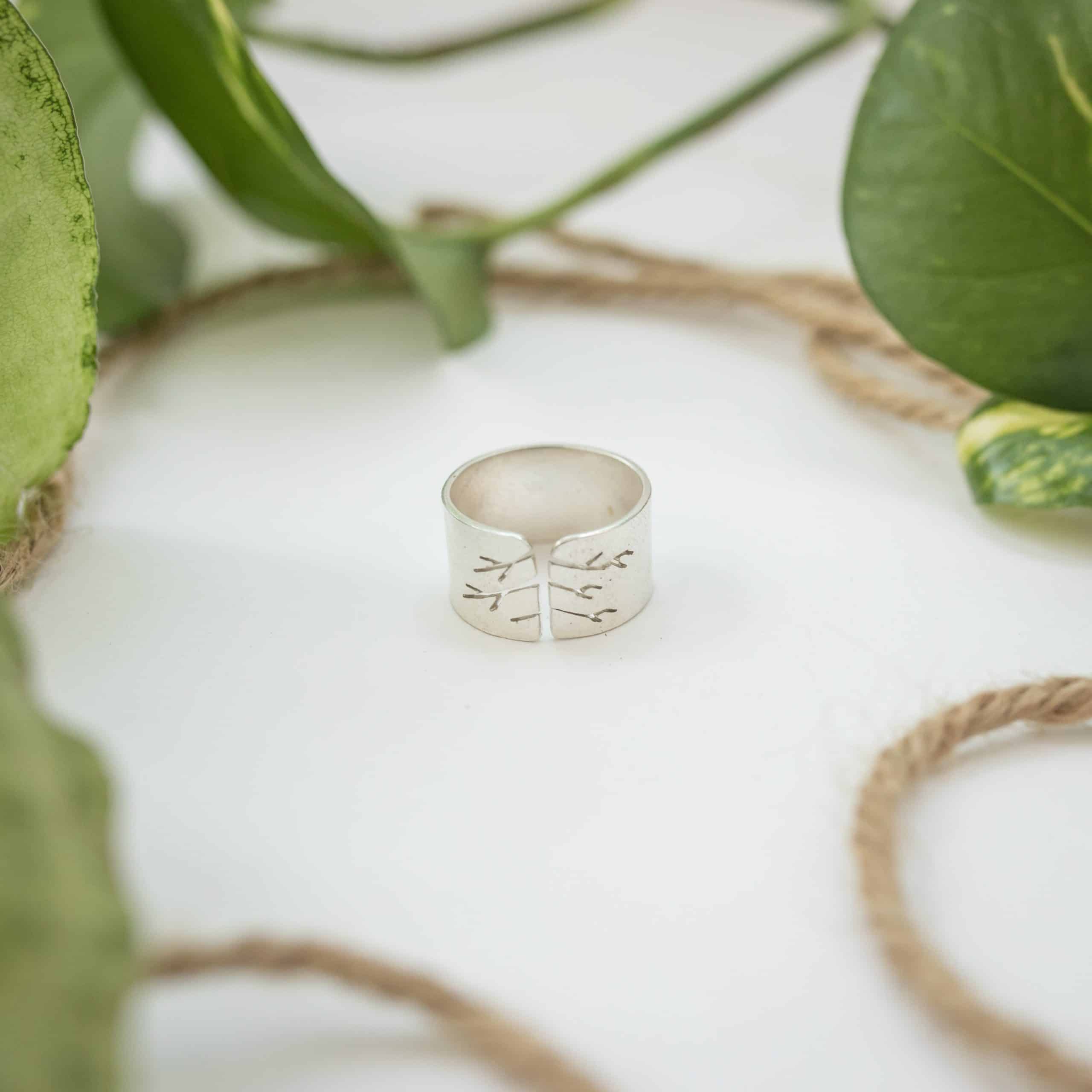 Bague fait main en argent 925