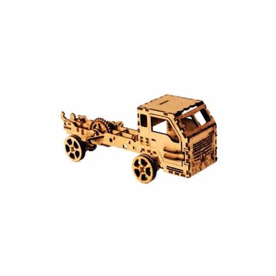 Puzzle 3D camionnette à propulsion en bois, maquette éducative et interactive 76 pièces (+8 ans)
