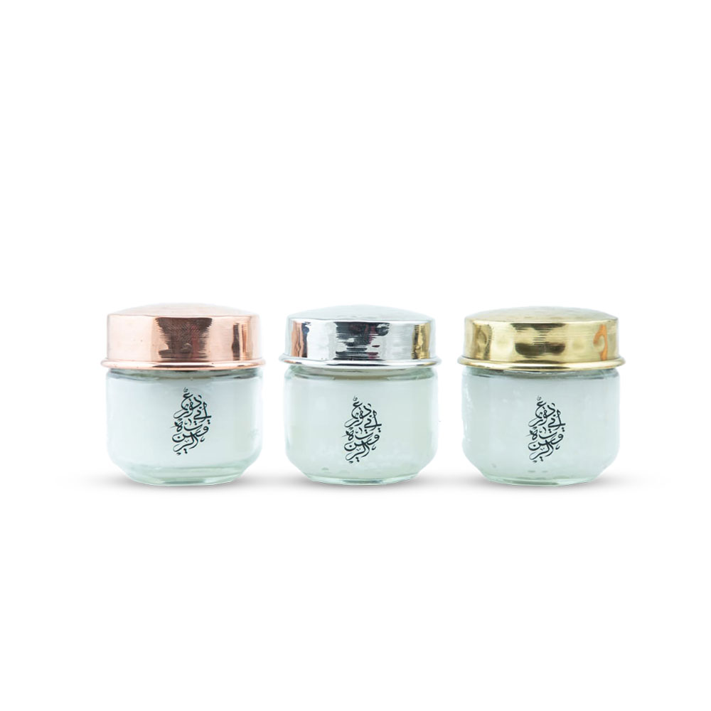 Trio de bougies parfumées artisanales en cuivre martelé