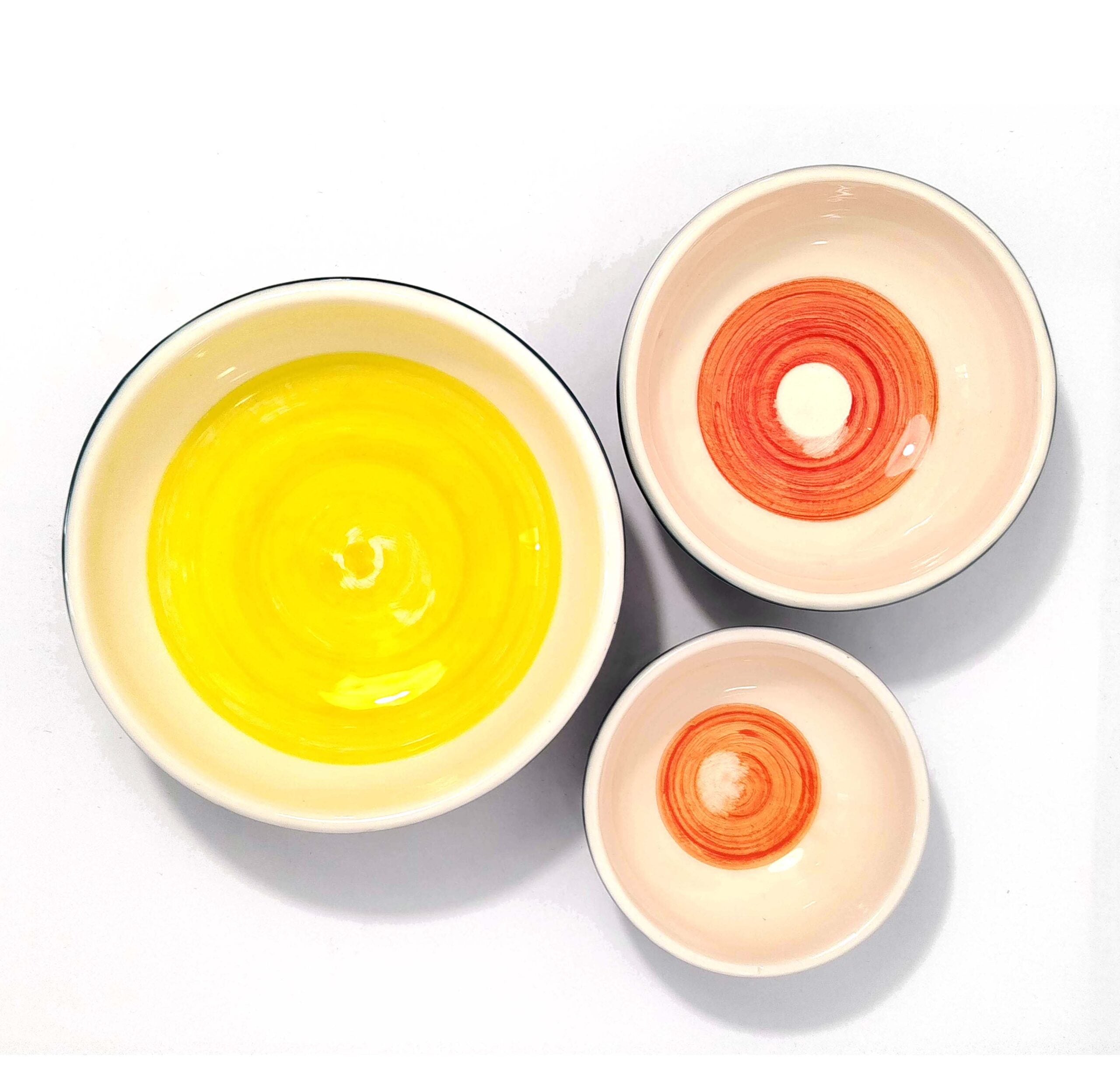 Ensemble de 3 bols en céramique