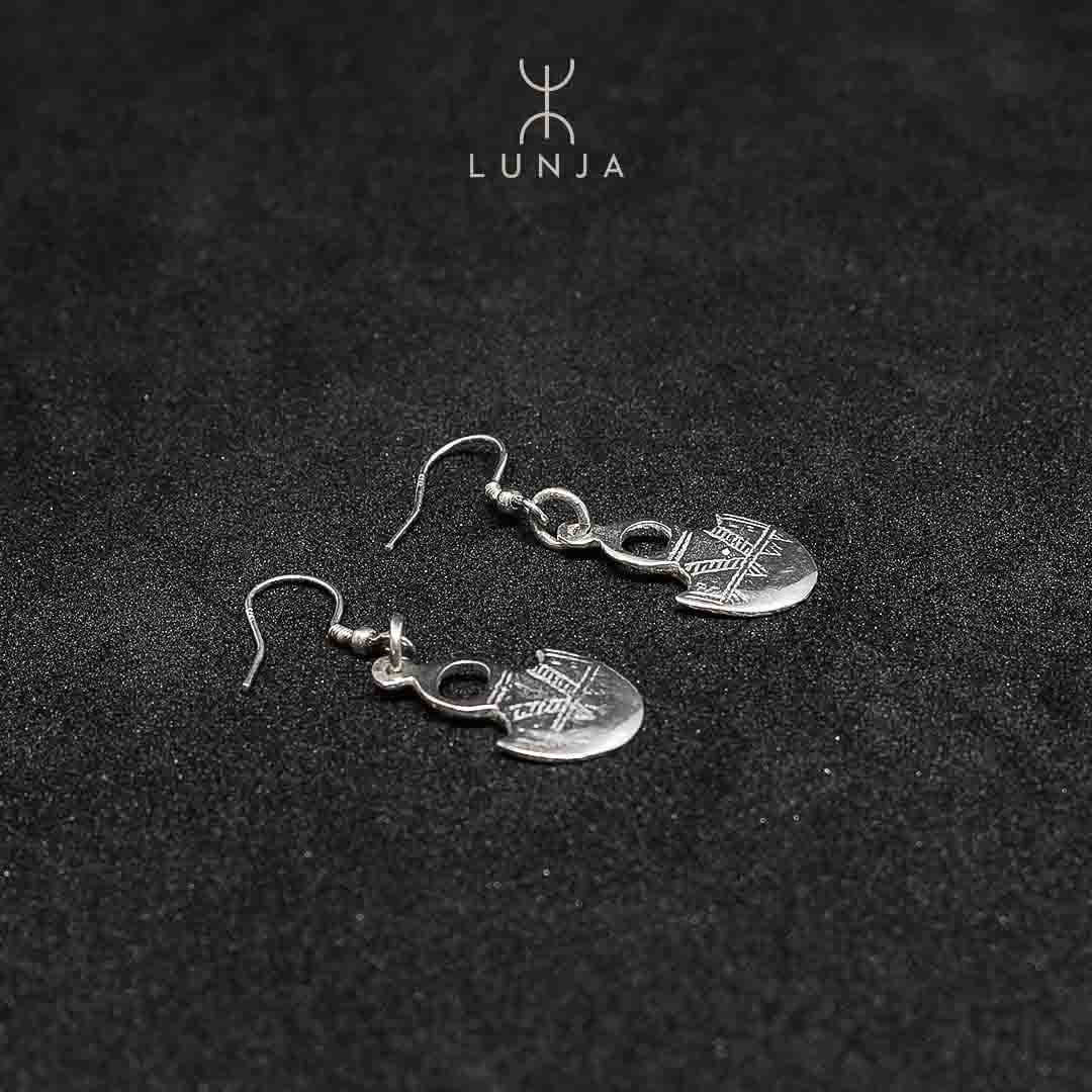 Boucles d'Oreilles en Argent Massif "Croix du sud" pour Femme