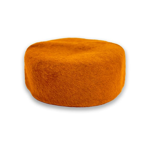 Chéchia Tunisienne Orange En Laine