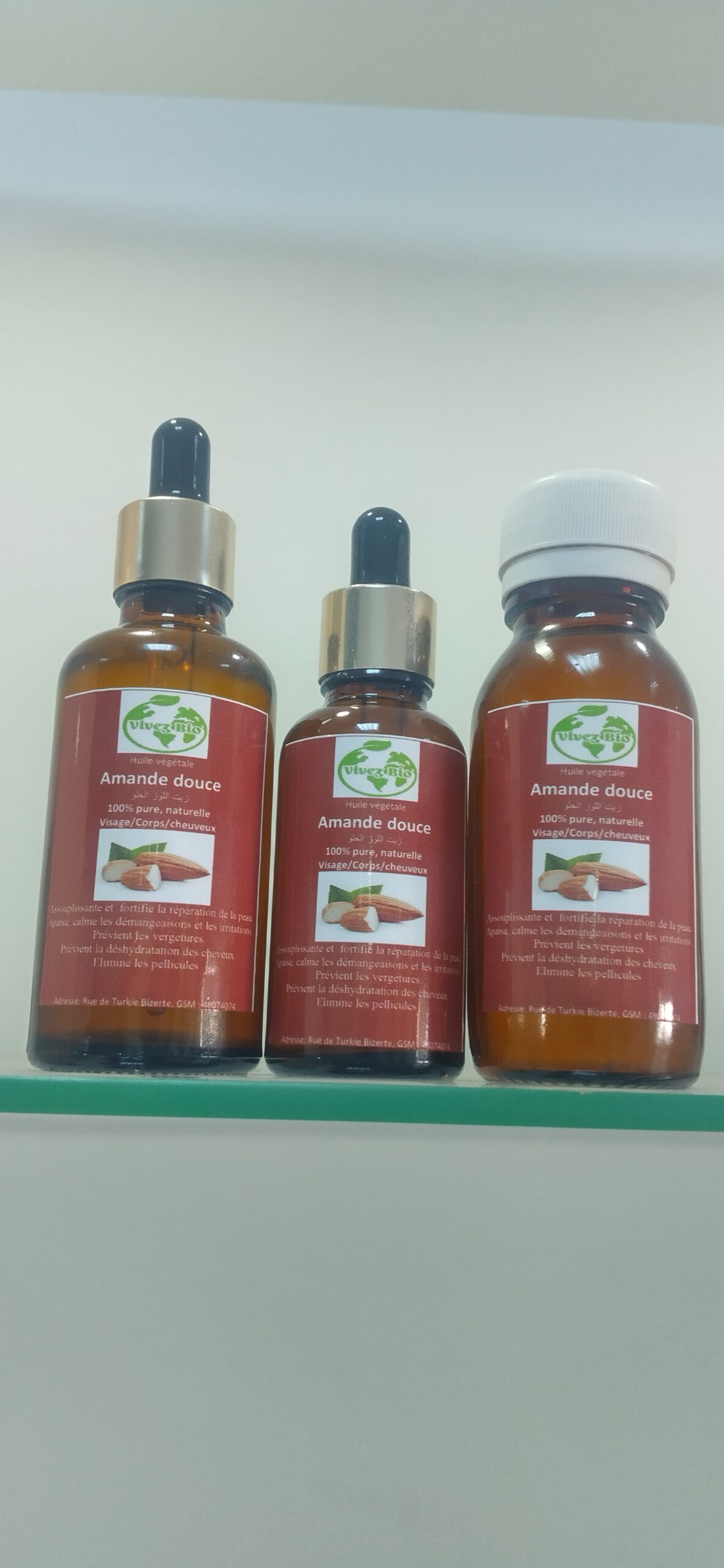 Huile d'amande douce pour une peau douce et des cheveux sains
